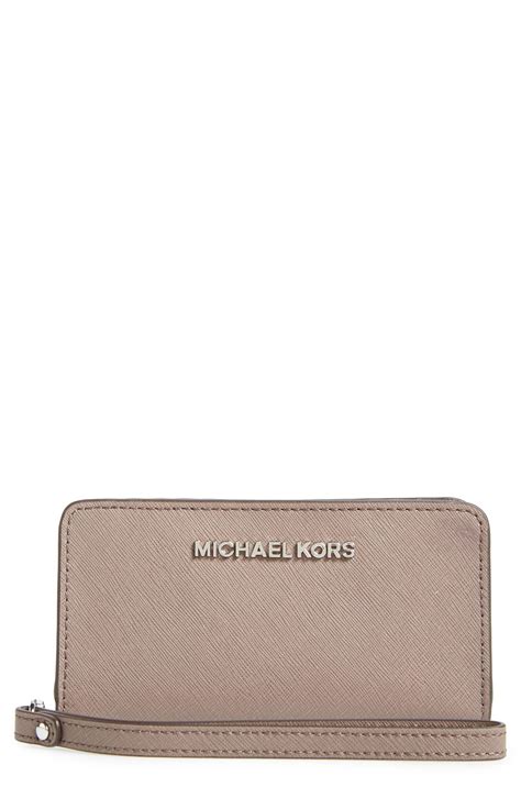 michael kors saffiano phone wallet|Michael Kors large saffiano satchel.